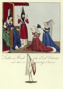 Damen von Rang des 15. und 16. Jahrhunderts von English School