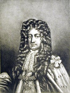 Laurence Hyde (1641-1711) 1. Earl of Rochester, Illustration aus Portraits of Characters Illustrious in British History, graviert von Robert Dunkarton (Mezzotinto)