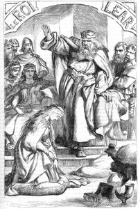 König Lear - Illustration in „Gesammelte Werke von William Shakespeare“ 1866 - Die Illustrationen und die allgemeine Form dieser Ausgabe sind von Cassell