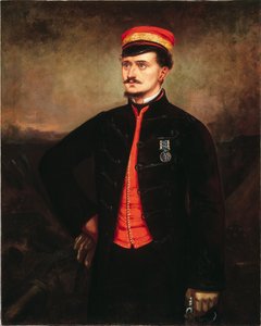 Leutnant Thomas Murphy in der Ausgehuniform des türkischen Kontingents, Krim, 1857 von English School