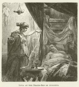 Livia am Sterbebett von Augustus