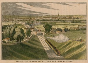 London und Croydon Eisenbahn, von New Cross Deptford von English School