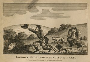 Londoner Sportsmänner finden einen Hasen von English School