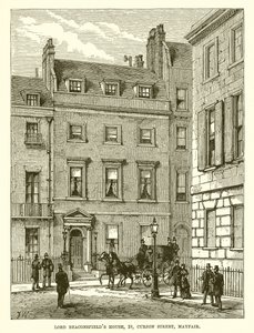 Haus von Lord Beaconsfield, 19, Curzon Street, Mayfair von English School