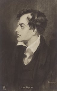 Lord Byron (1788-1824), englischer Dichter von English School