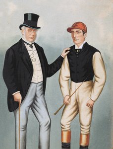 Lord Falmouth und Fred Archer (1857-1886) von English School