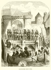 Lord Strafford auf dem Weg zum Prozess von English School