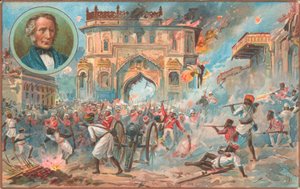 Lucknow, Indischer Aufstand, 1857 von English School