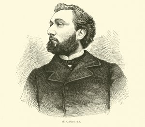 M. Gambetta, September 1870 von English School