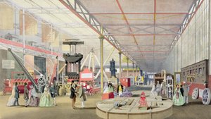 Maschinen, aus Dickinsons umfassenden Bildern der Großen Ausstellung von 1851, veröffentlicht 1854 von English School
