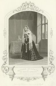 Madame Celeste als Prinzessin Katharina in Heinrich V, Akt V, Szene II von English School