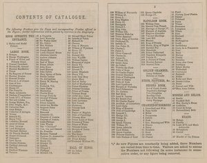 Madame Tussaud & Sons Ausstellungskatalog für 1875 von English School