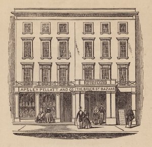 Madame Tussaud und die Ausstellung ihres Sohnes (Stich)