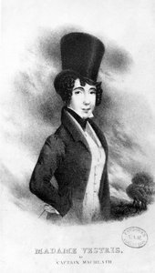 Madame Vestris als Captain MacHeath, 1833