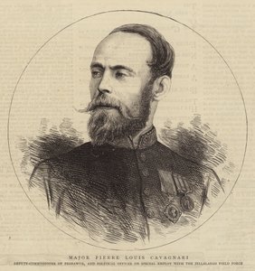 Major Pierre Louis Cavagnari (Stich)