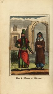 Mann und Frau aus Palästina