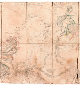 Karte der Kongo-Region, aus einem Album von Henry Morton Stanley