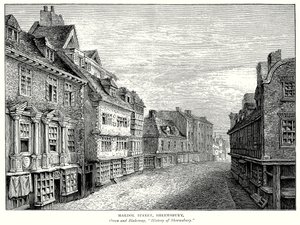Mardol Straße, Shrewsbury von English School