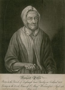 Margaret Patten, jetzt im Armenhaus von St. Margarets, Westminster, lebend, 138 Jahre alt von English School