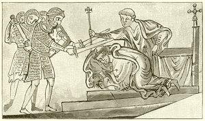 Martyrium von S. Thomas von Canterbury von English School