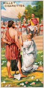 Martyrium des Heiligen Alban, 304 n. Chr. von English School