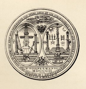 Freimaurersiegel, 1802, aus 