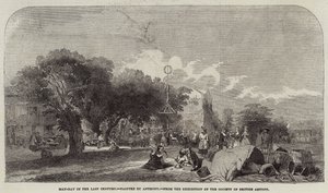 Maifeiertag im letzten Jahrhundert (Gravur) von English School
