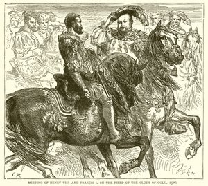 Treffen von Heinrich VIII. und Franz I. auf dem Feld des Goldenen Tuchs, 1520
