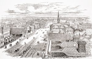 Melbourne, Australien, aus The Gallery of Geography von Rev. Thomas Milner, veröffentlicht ca. 1880