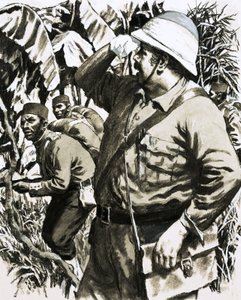 Melton Prior marschiert durch den burmesischen Dschungel mit der 11. Bengalischen Infanterie von English School