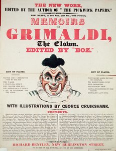 Memoiren von Grimaldi dem Clown, mit Illustrationen von George Cruikshank, 1888