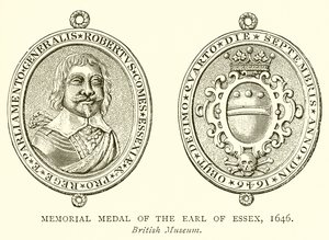 Gedenkmedaille des Earl of Essex, 1646