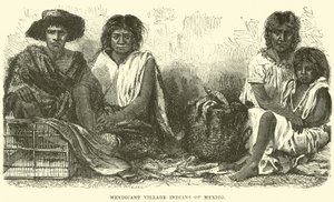 Bettlerdorf-Indianer aus Mexiko