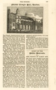Middle Temple Hall von English School