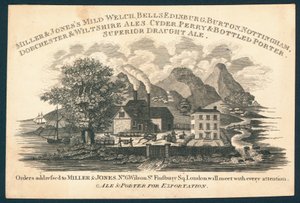 Miller & Jones, Hersteller von Bier und Porter für den Export, Visitenkarte