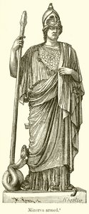 Bewaffnete Minerva von English School