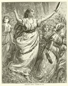 Miriams Lied (Exodus, xv, 20) von English School