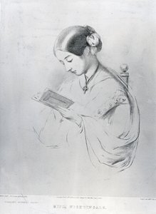 Miss Florence Nightingale (1820-1910) 1854