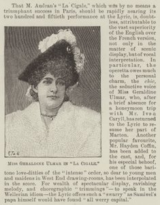 Miss Geraldine Ulmer in "La Cigale"