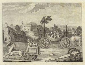 Reisemethoden der Angelsachsen und Dänen von English School
