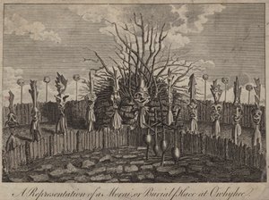 Morai, oder Begräbnisstätte, Hawaii von English School