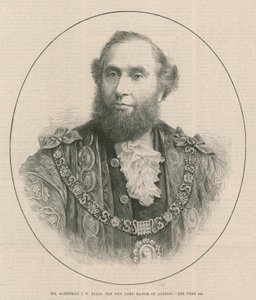 Mr Alderman J W Ellis, der neue Lord Mayor von London von English School