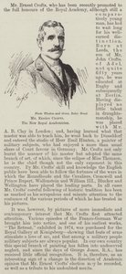 Herr Ernest Crofts, der neue königliche Akademiker (Gravur) von English School