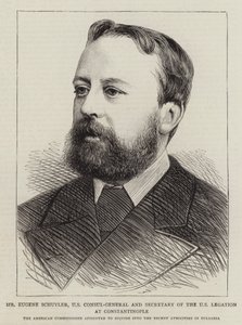 Mr. Eugene Schuyler, US-Generalkonsul und Sekretär der US-Gesandtschaft in Konstantinopel von English School