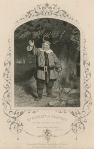 Mr Hackett als Falstaff in Die lustigen Weiber von Windsor