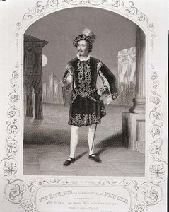 Mr. P. Ritchings (aus Philadelphia) als Mercutio, Akt I Szene 4 von 