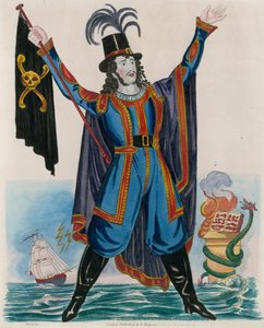 Mr. T. P. Cooke als der Fliegende Holländer
