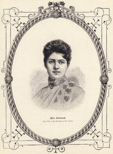 Mrs Cleveland (die Frau des Präsidenten der USA)