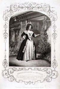 Mrs. Fitzwilliam als Mrs. Page, Akt II Szene 1, in 