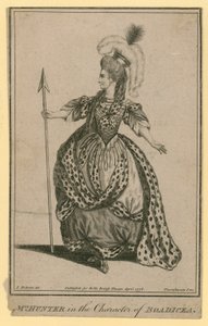 Mrs Hunter in der Rolle der Boadicea